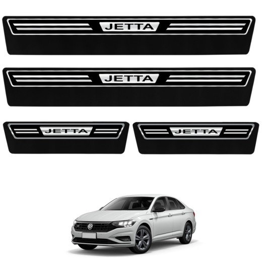 Jogo de Soleira Premium Jetta 2011 a 2024 Elegance 4 Portas