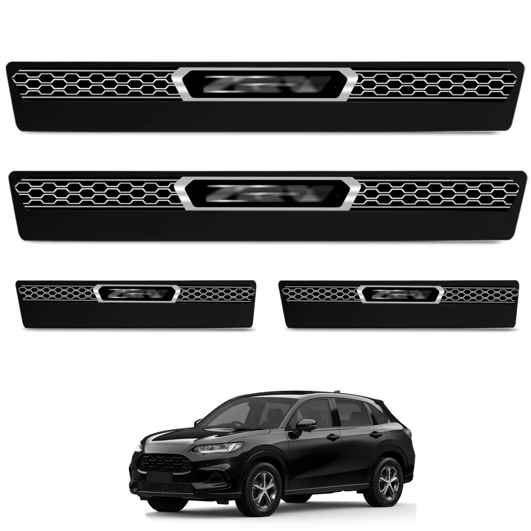 Jogo de Soleira Premium ZR-V 2024 2025 Elegance 4 Portas Jogo de Soleira Premium ZR-V 2024 2025 Elegance 4 Portas